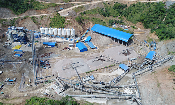赞比亚下凯富峡水电站砂石拌合系统