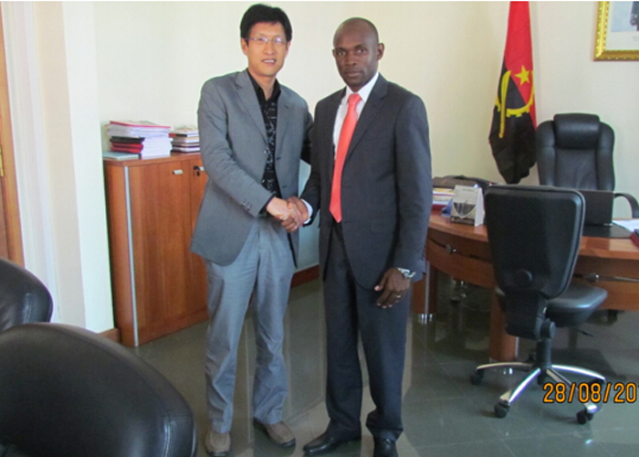 安哥拉bie省副省长JOSE TCHIVELA会见集团副总马国坤
